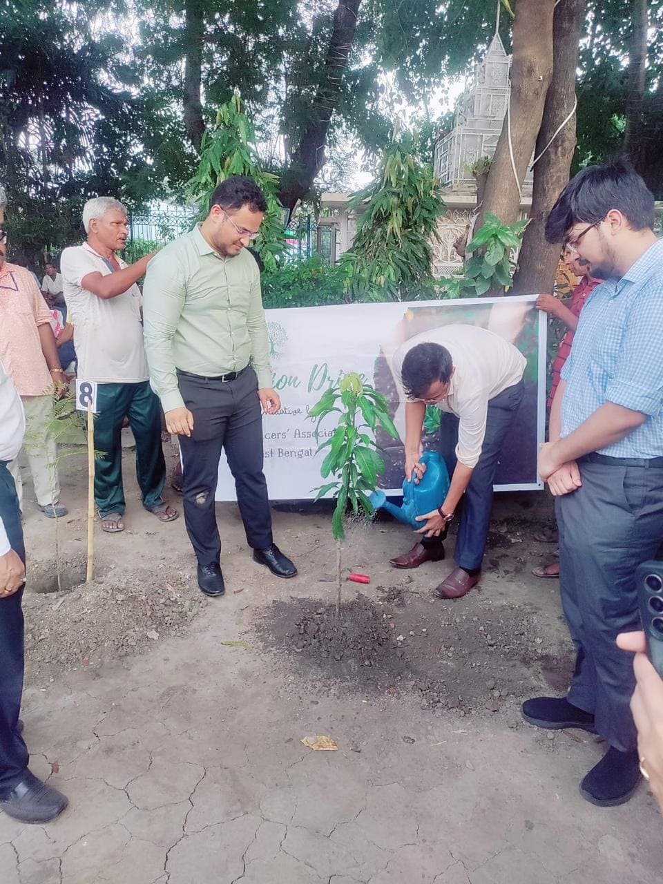 Plantation Drive – initiative by WB IAS Officers